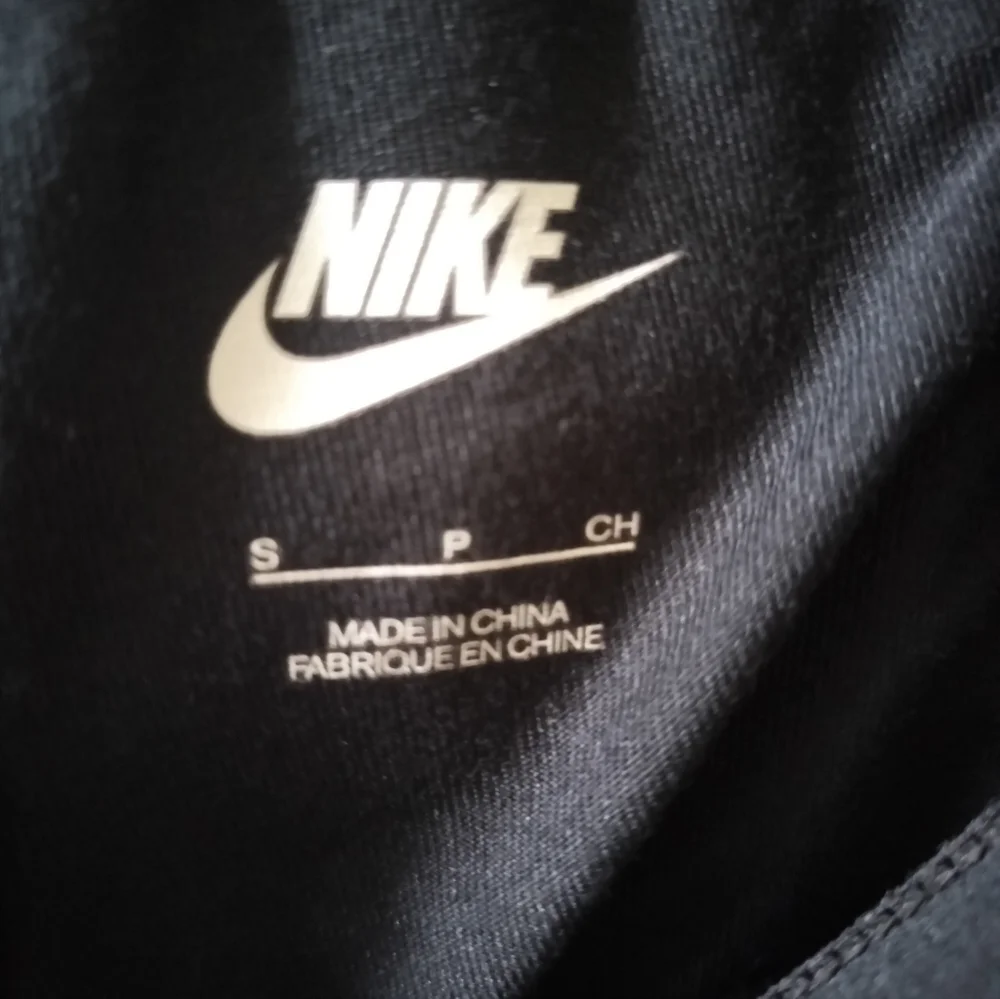 Nike Size Small Leggings Black With White Logo